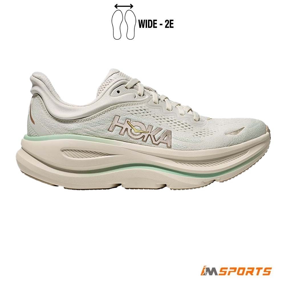 新品 HOKA BONDI 9 レギュラー Giày Chạy Bộ Nam Hoka Bondi 9 Wide: Dáng Rộng, Độ Đệm Tối Đa