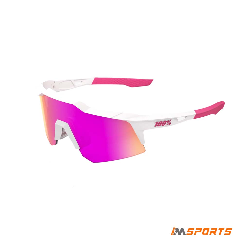 SPEEDCRAFT® | Kính 100% SPEEDCRAFT® - Matte White/Pink HiPER Vital Pink Mirror