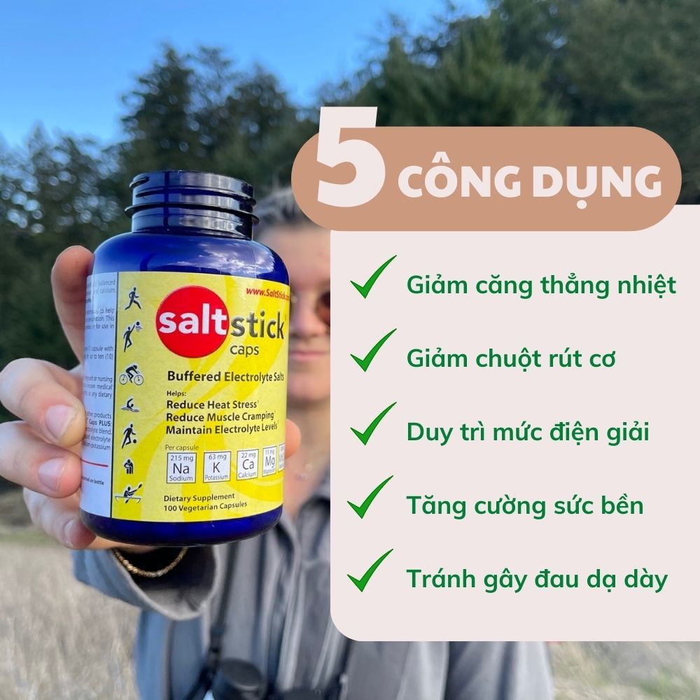 Công dụng muối Saltstick Caps