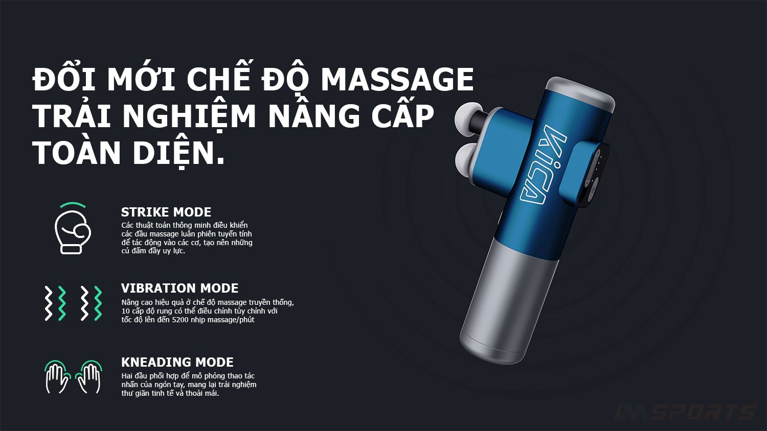 Dụng cụ massage cầm tay Kica 3