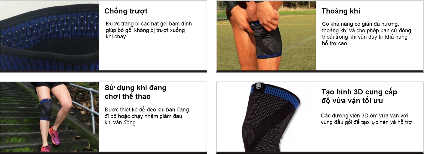 Tính năng PROTEC 3D FLAT KNEE SUPPORT