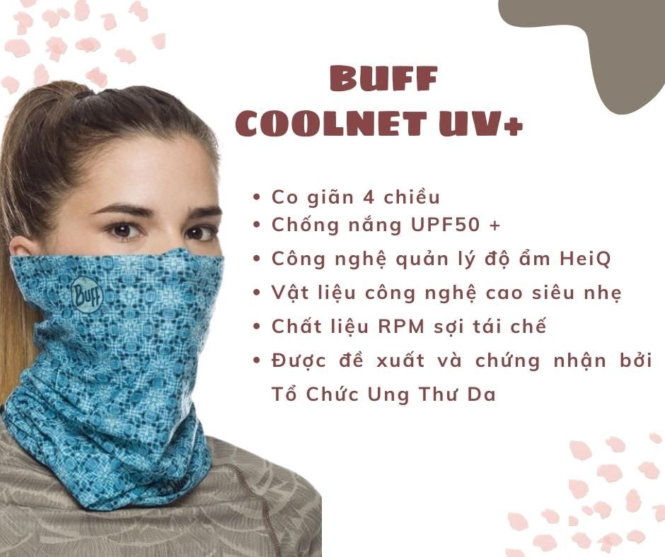 Tính năng khăn ống đa năng BUFF - COOLNET UV+