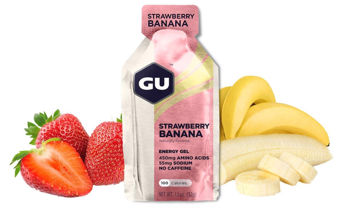 Gel năng lượng chạy bộ Gu Strawberry banana