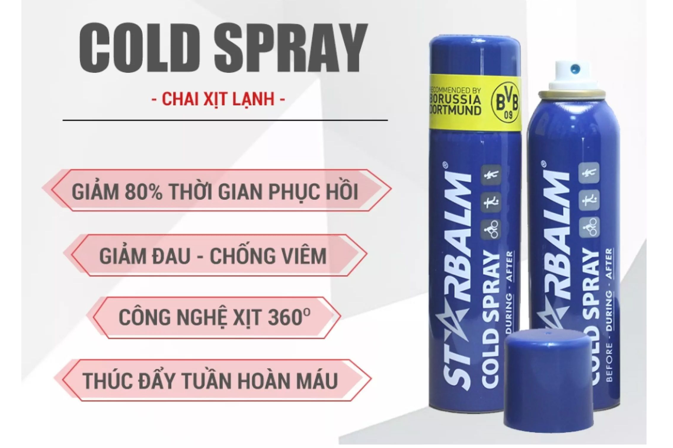 Công dụng chai xịt lạnh Cold Spray