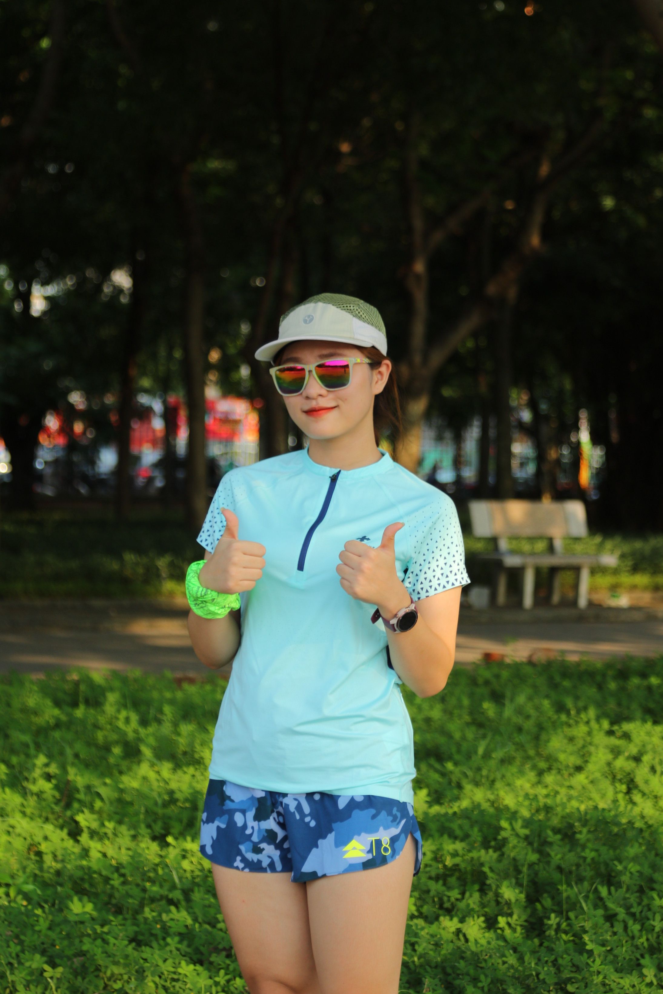 Áo Chạy Trail Nữ Raidlight R-Light SS Zip T - Blue