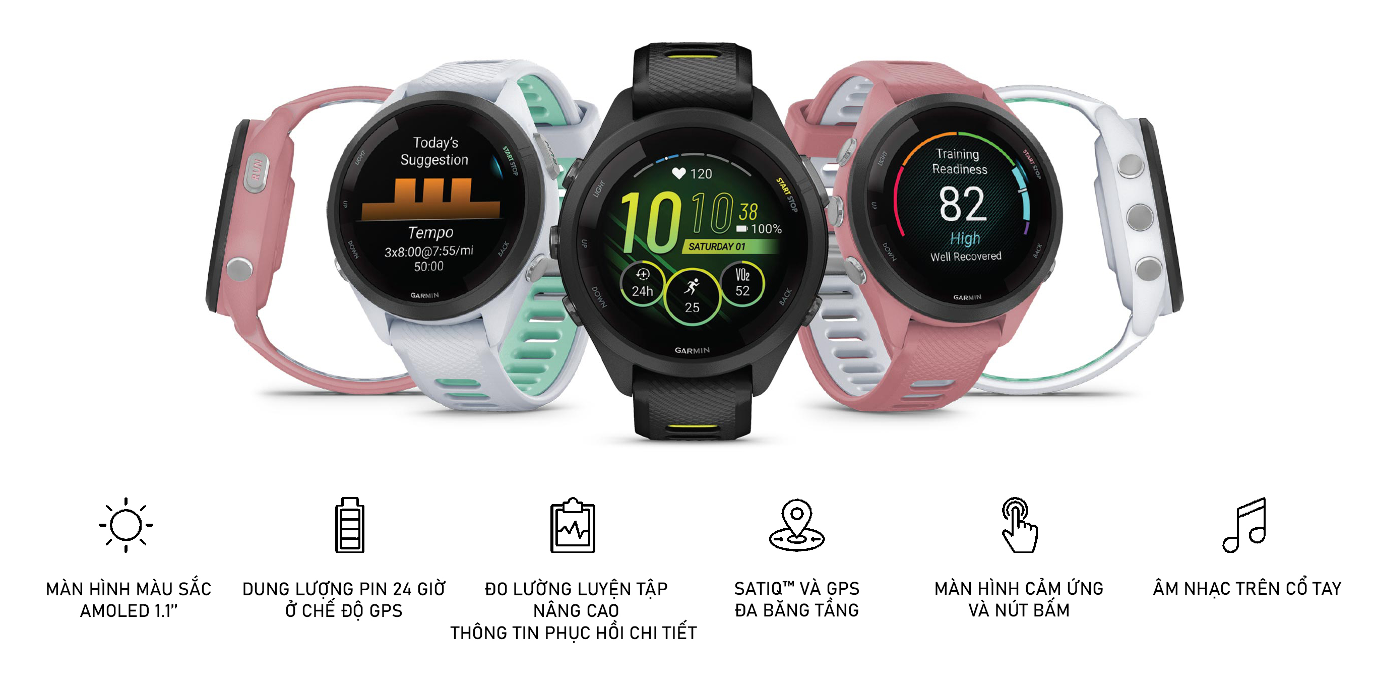 Đồng Hồ Garmin Forerunner 265S