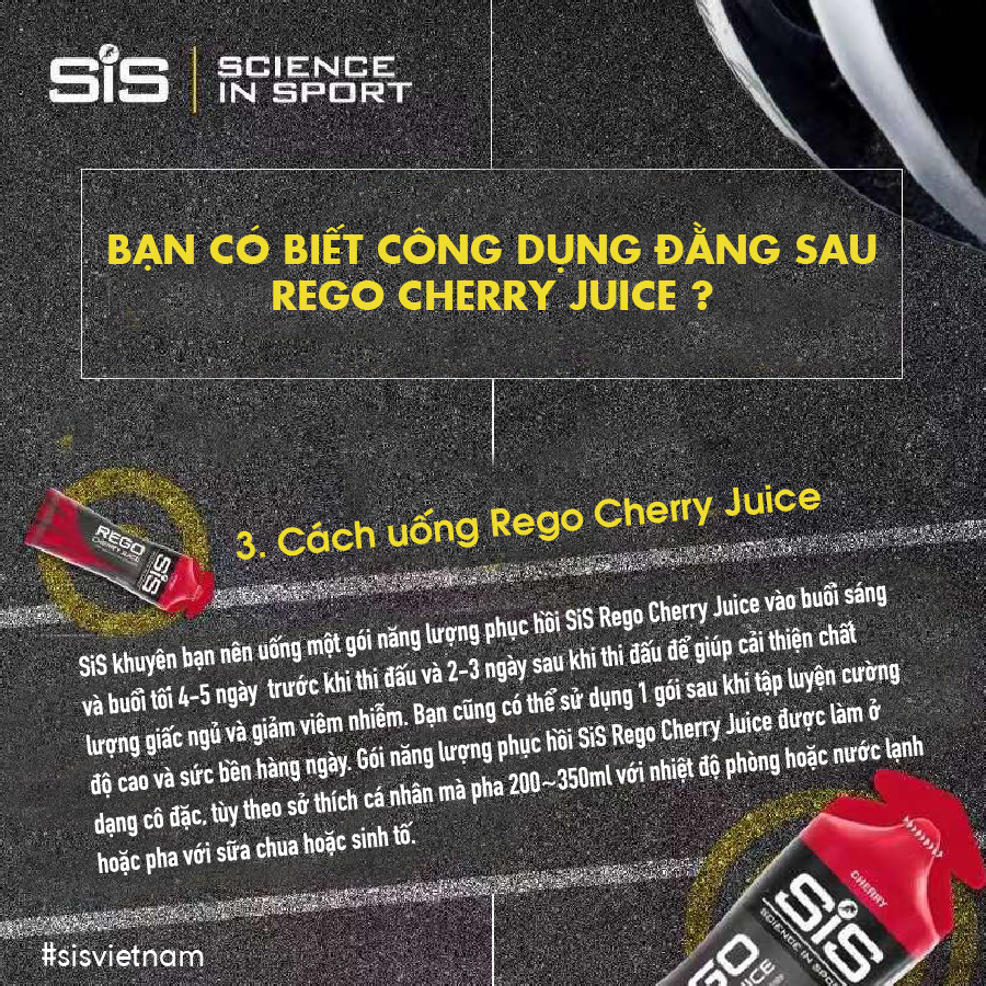 Cách sử dụng nước ép Rego Cherry Juice