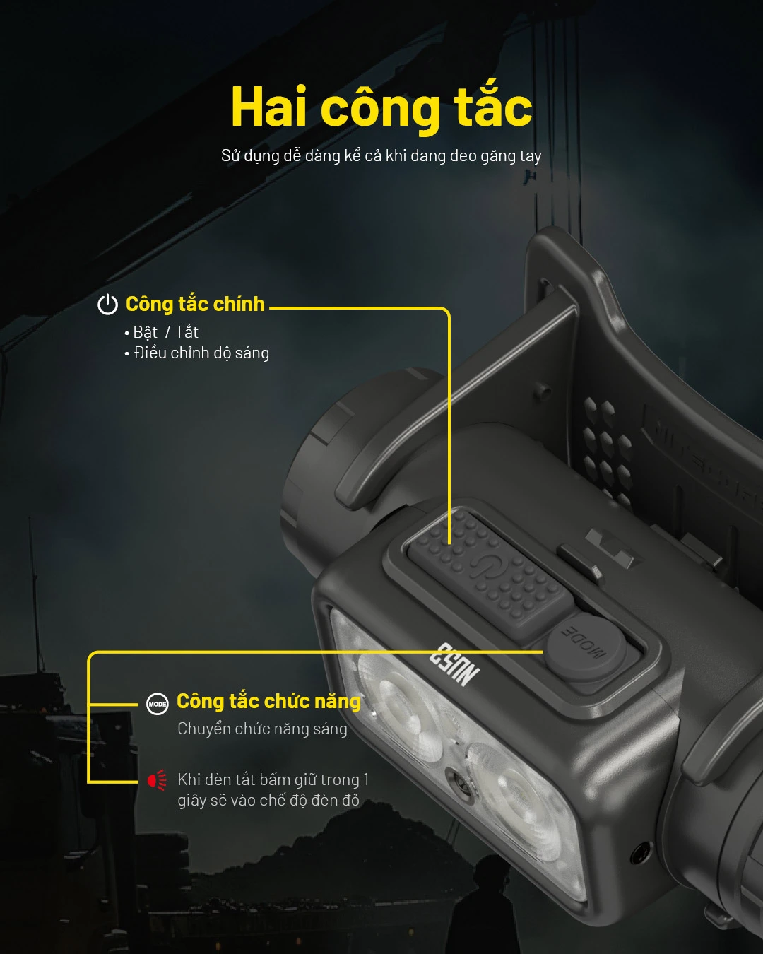 Đèn chạy trail NITECORE NU53