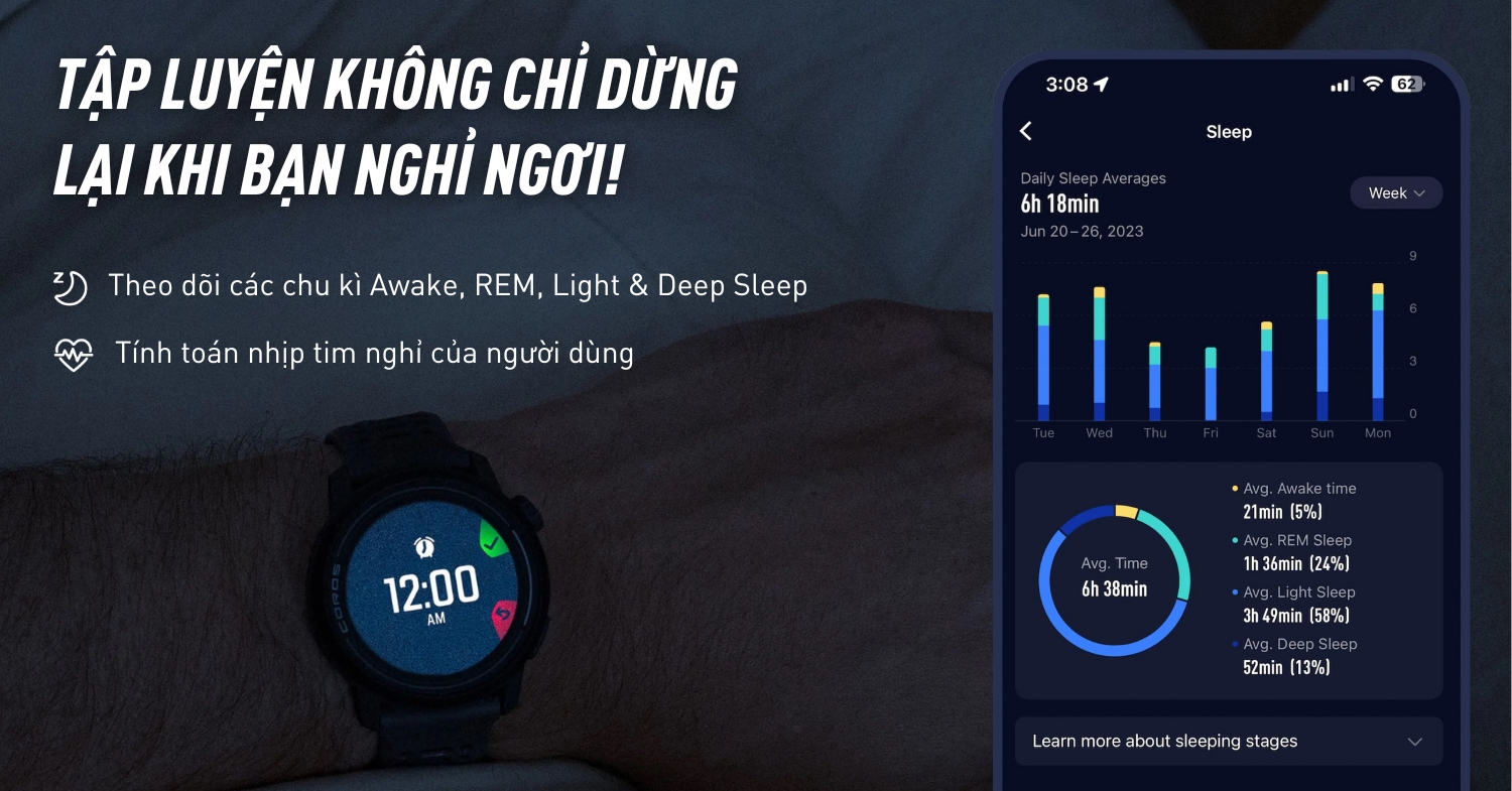 Đồng hồ GPS Coros Pace 3