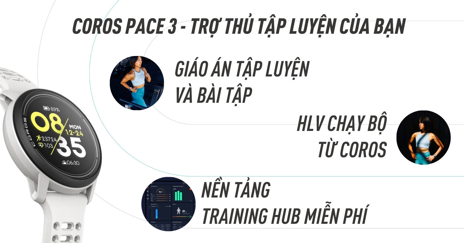 Đồng hồ GPS Coros Pace 3