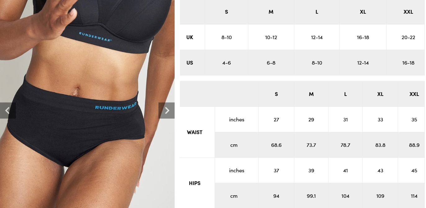 Runderwear Women's Running Briefs