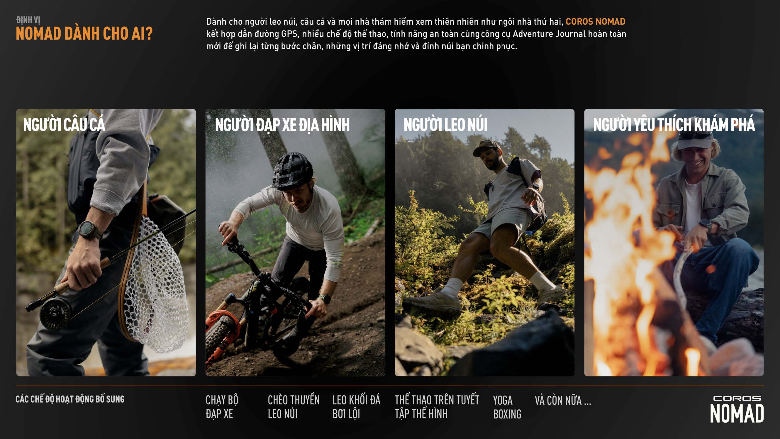 COROS Nomad – Đồng hồ GPS bền bỉ, pin 22 ngày, bản đồ toàn cầu