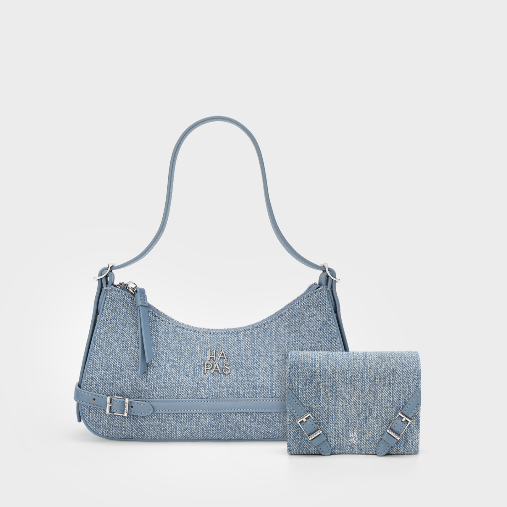 TDV Đai Ngang DREAMY Sz 25 + Ví Đeo Chéo Fancy - Jean
