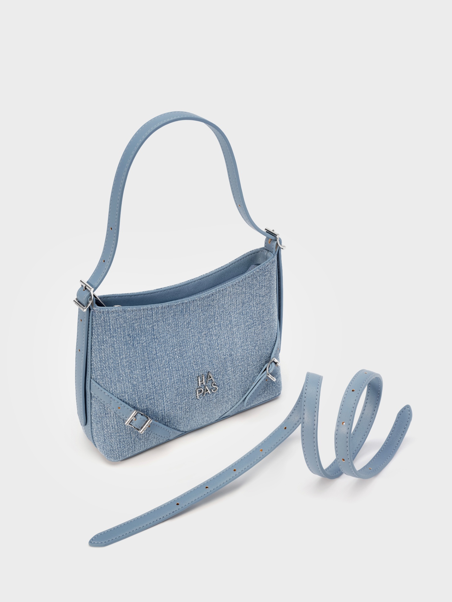 TDV Hobo Dáng Vuông EASY Sz 23 + Ví Đeo Chéo Fancy - Jean