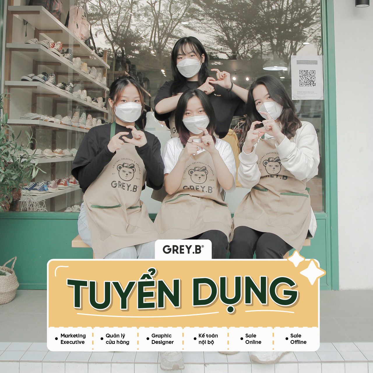 GREY.B TUYỂN DỤNG