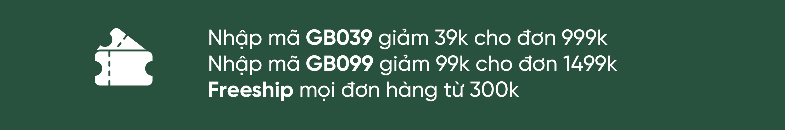 Khuyến mãi trong trang sản phẩm & thanh toán