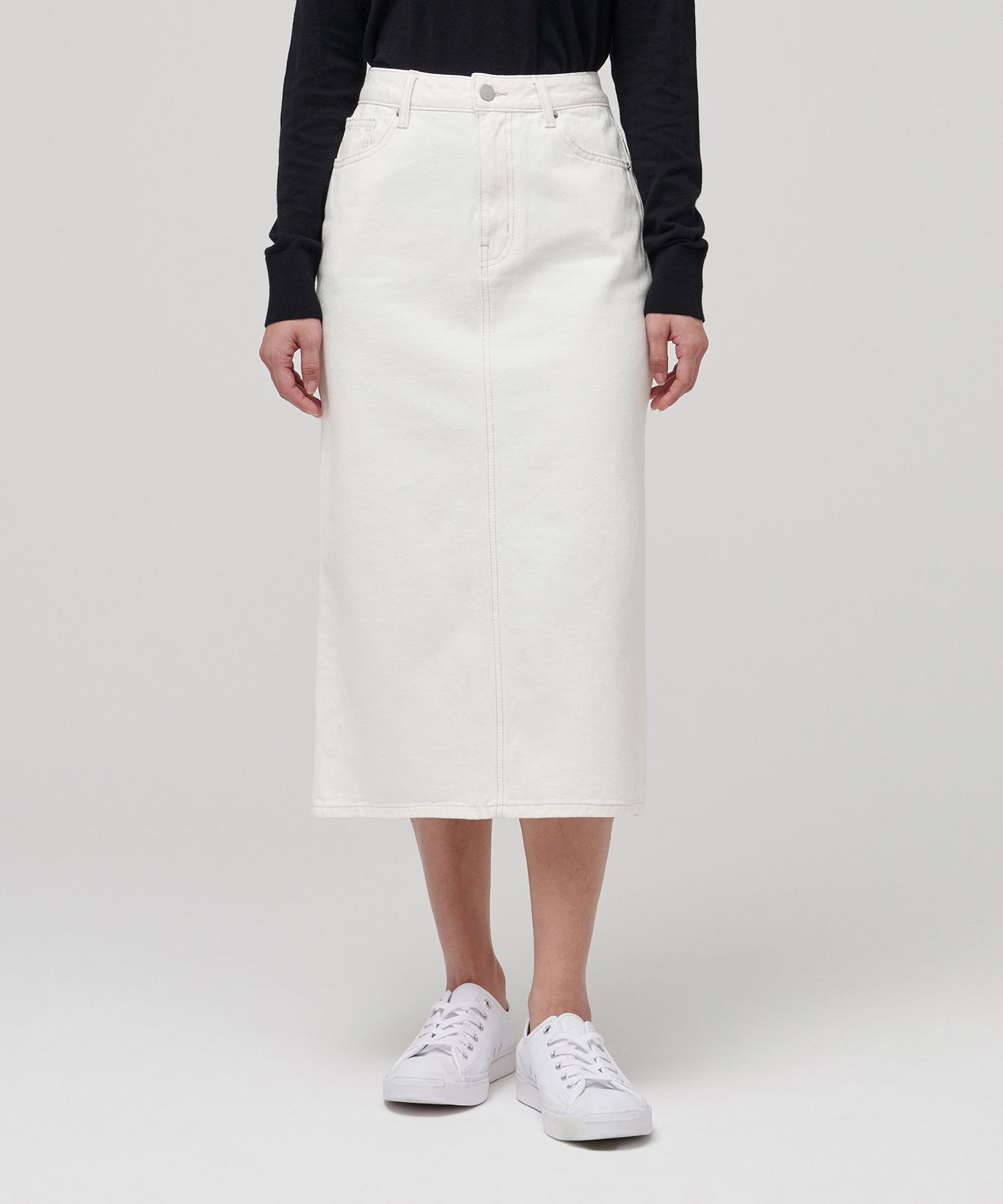 Musinsa Denim Midi Skirt