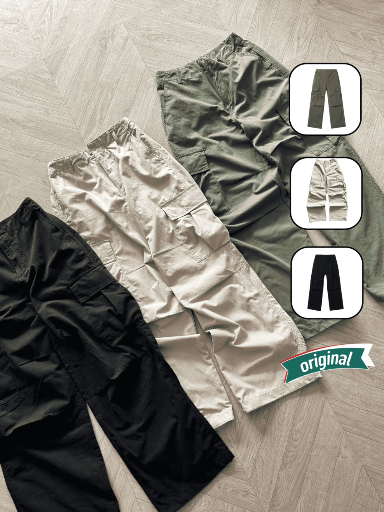 Spao Cargo Pants 2-Way