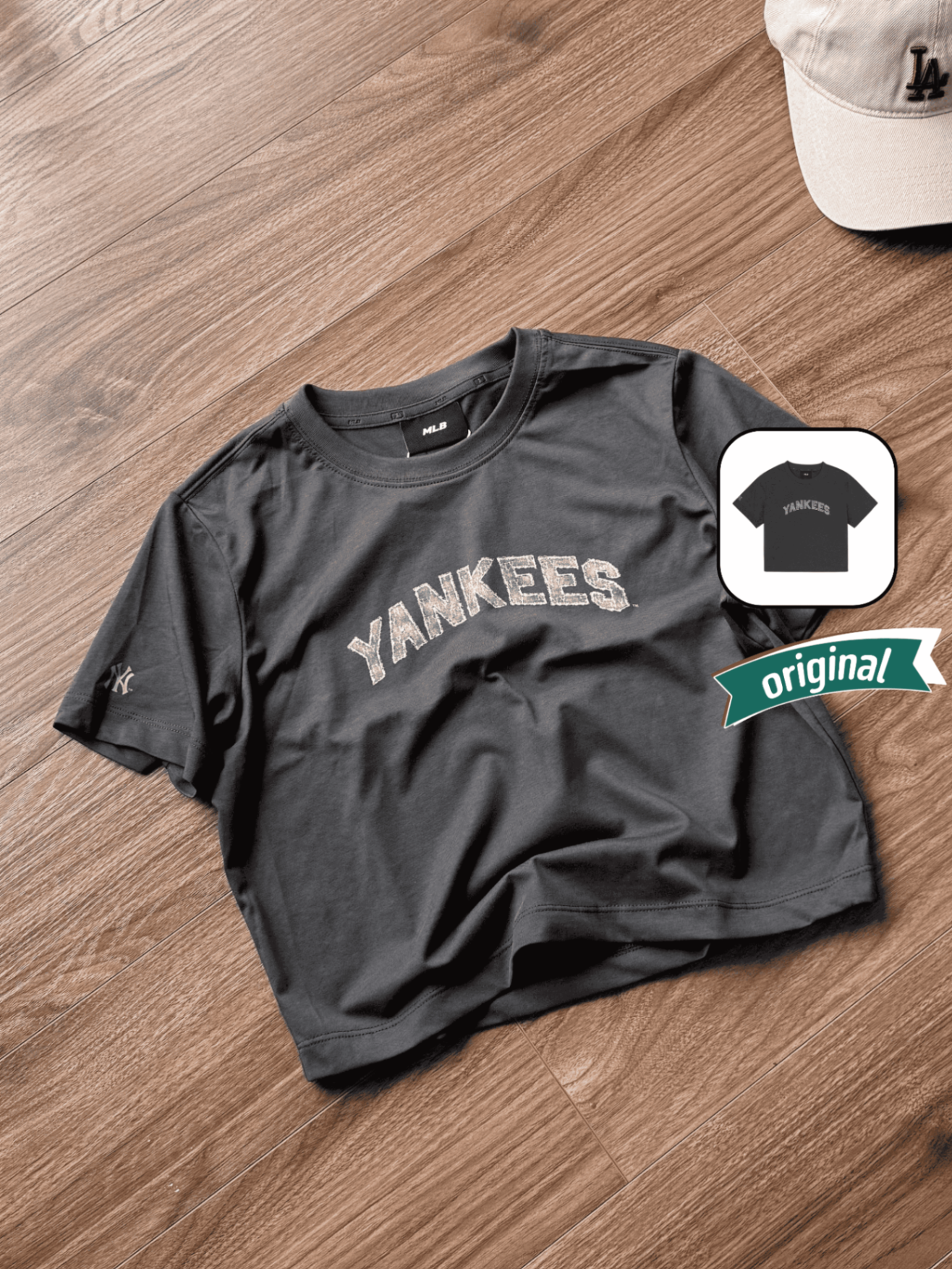 MLB Croptop NY Yankees Denim