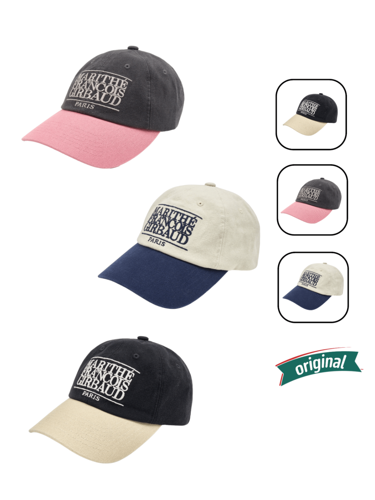 Marithé Cap Two Tone Classic