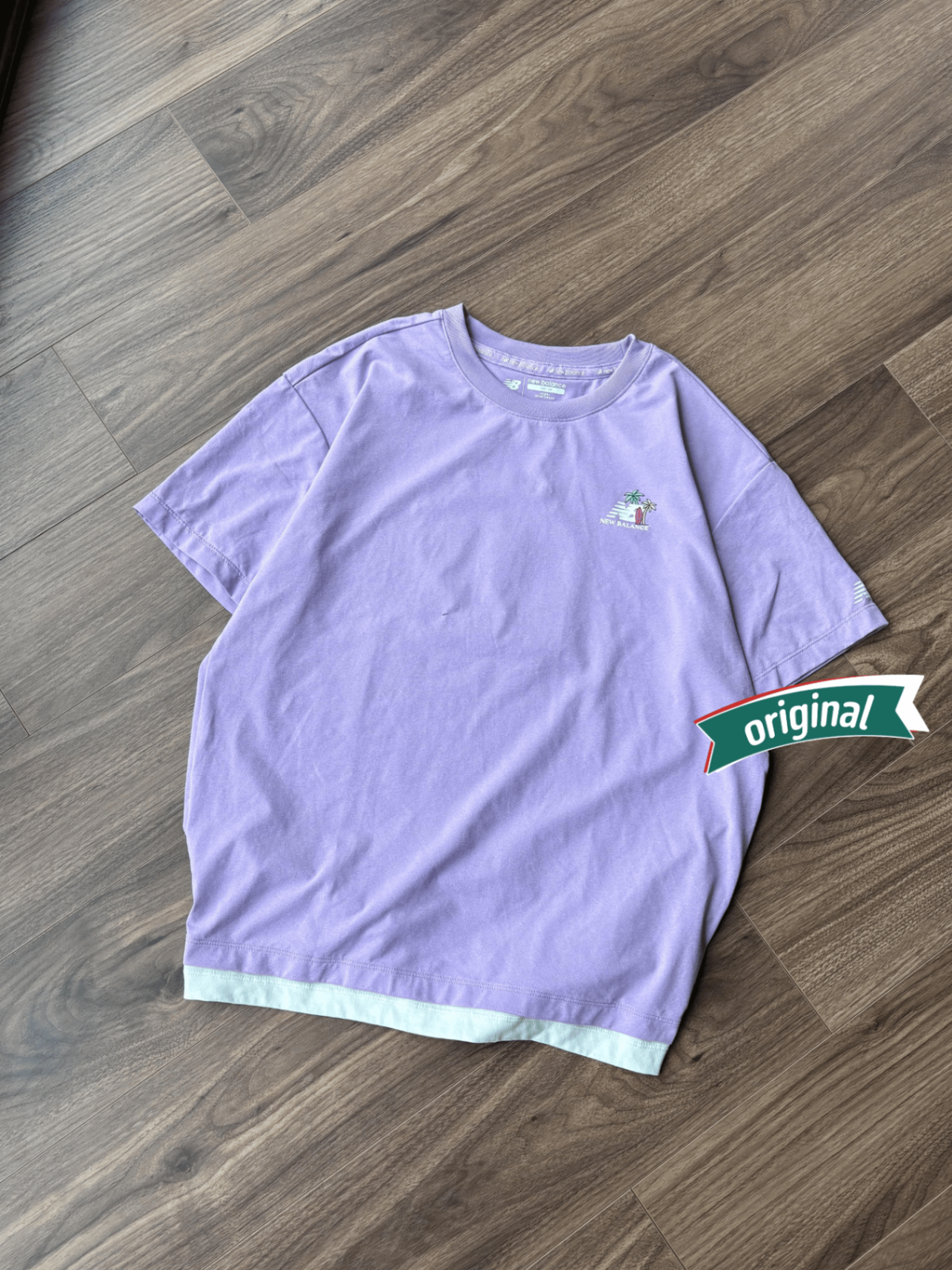 Newbalance Kid Tshirt ITD Purple