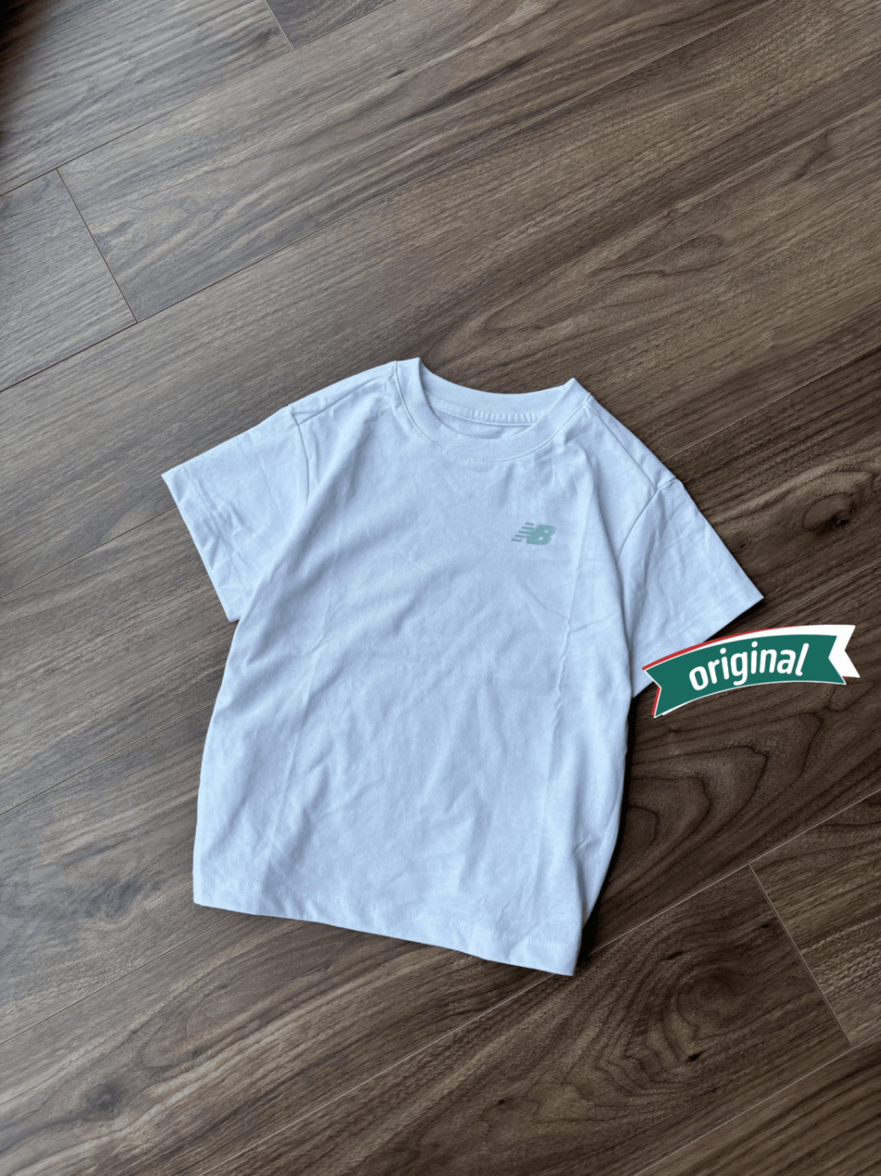 Newbalance Kid Tshirt Blue White