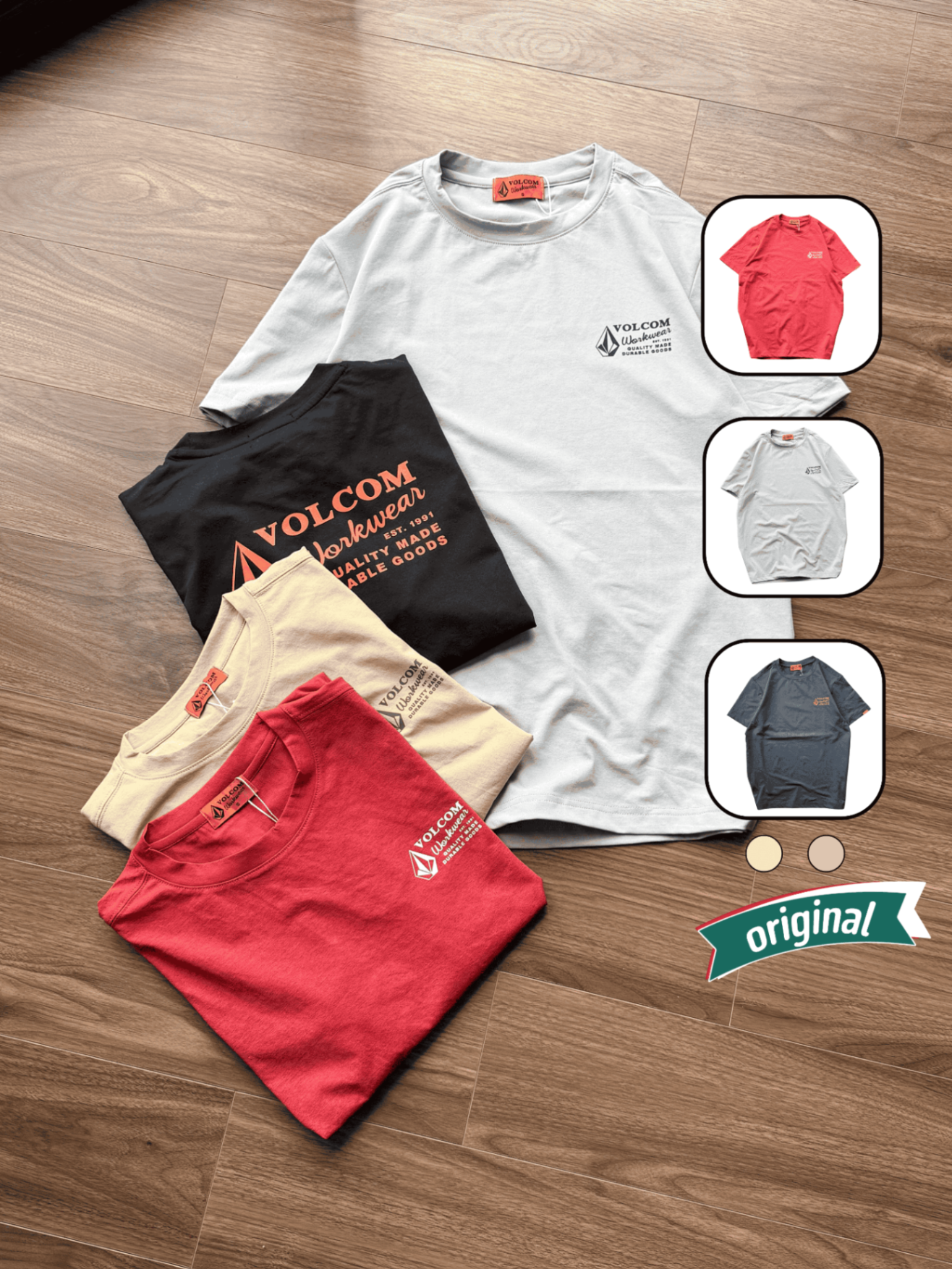 Volcom Tshirt Logo Workwear