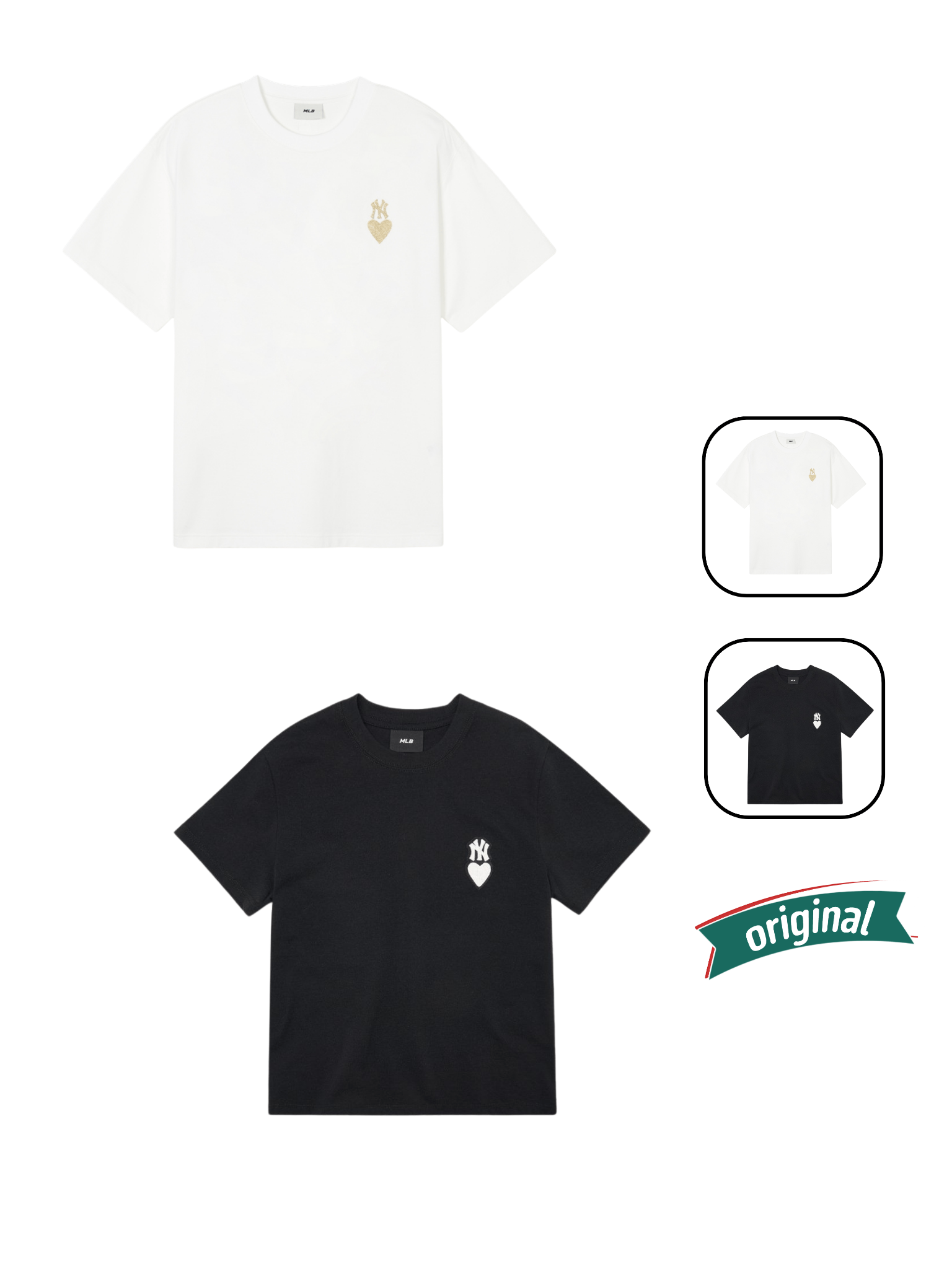 MLB Tshirt Heart NY