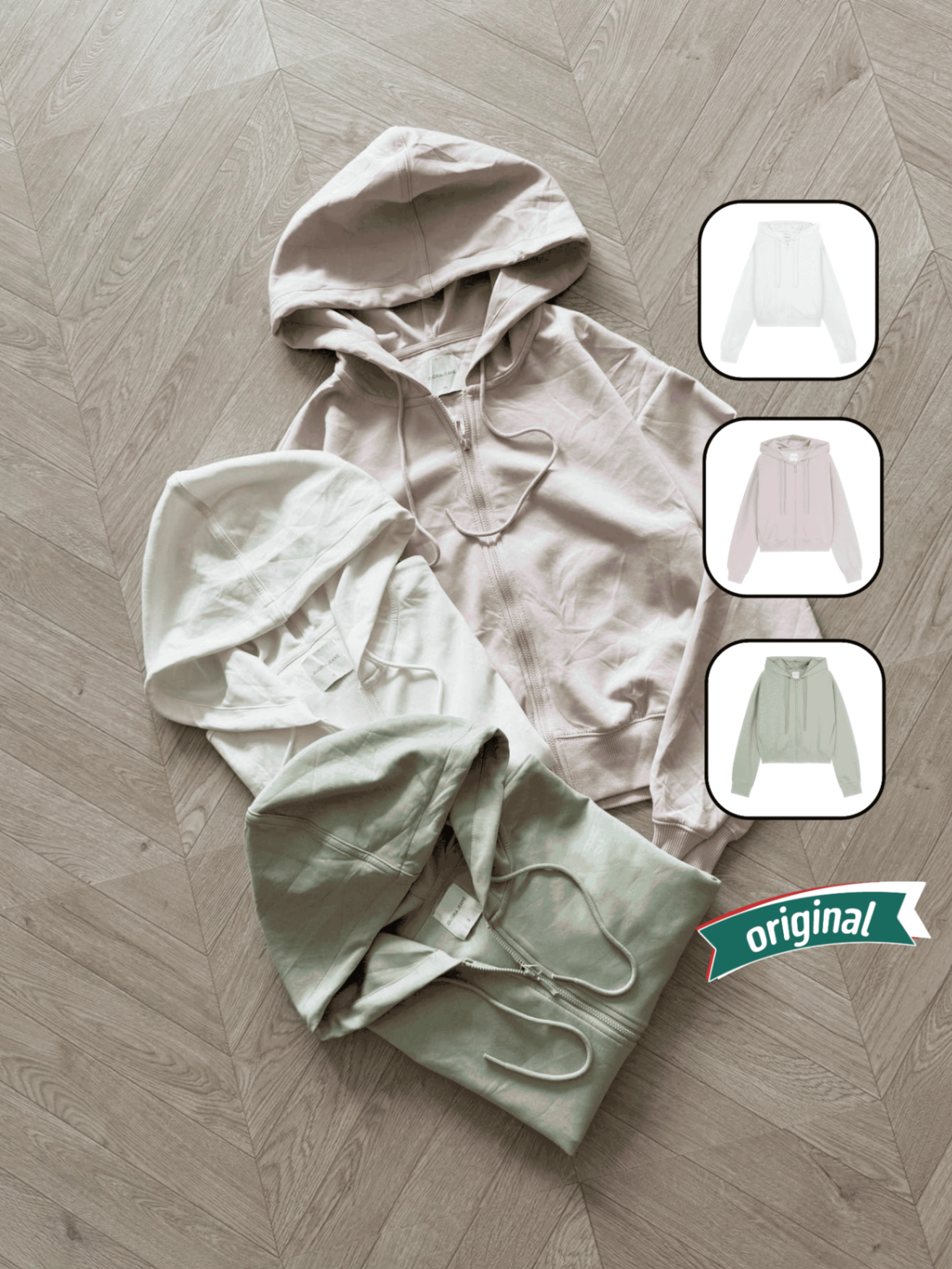 GloriaJ Crop Hoodie Zip