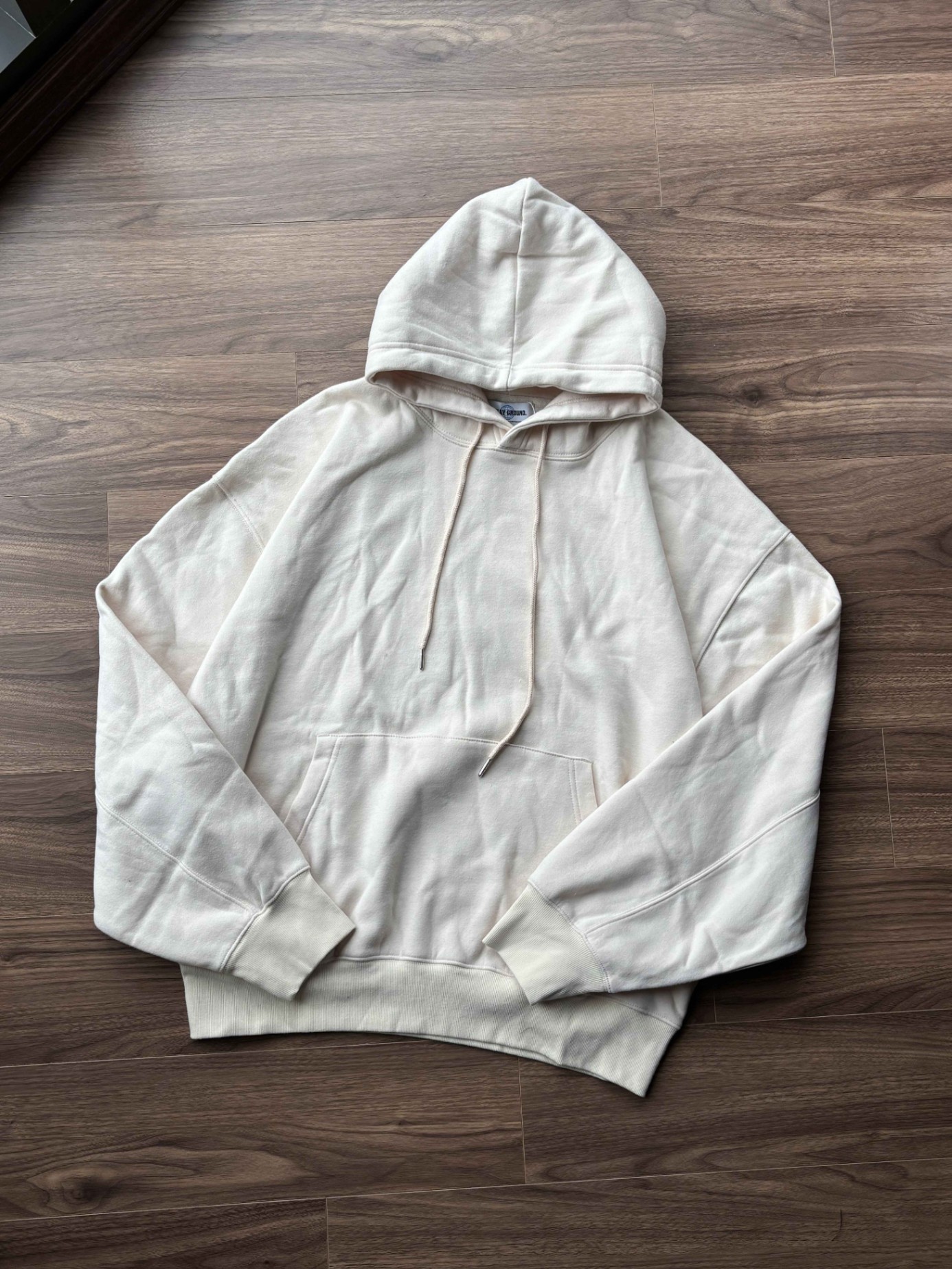 Mplayground Hoodie Blank Cream