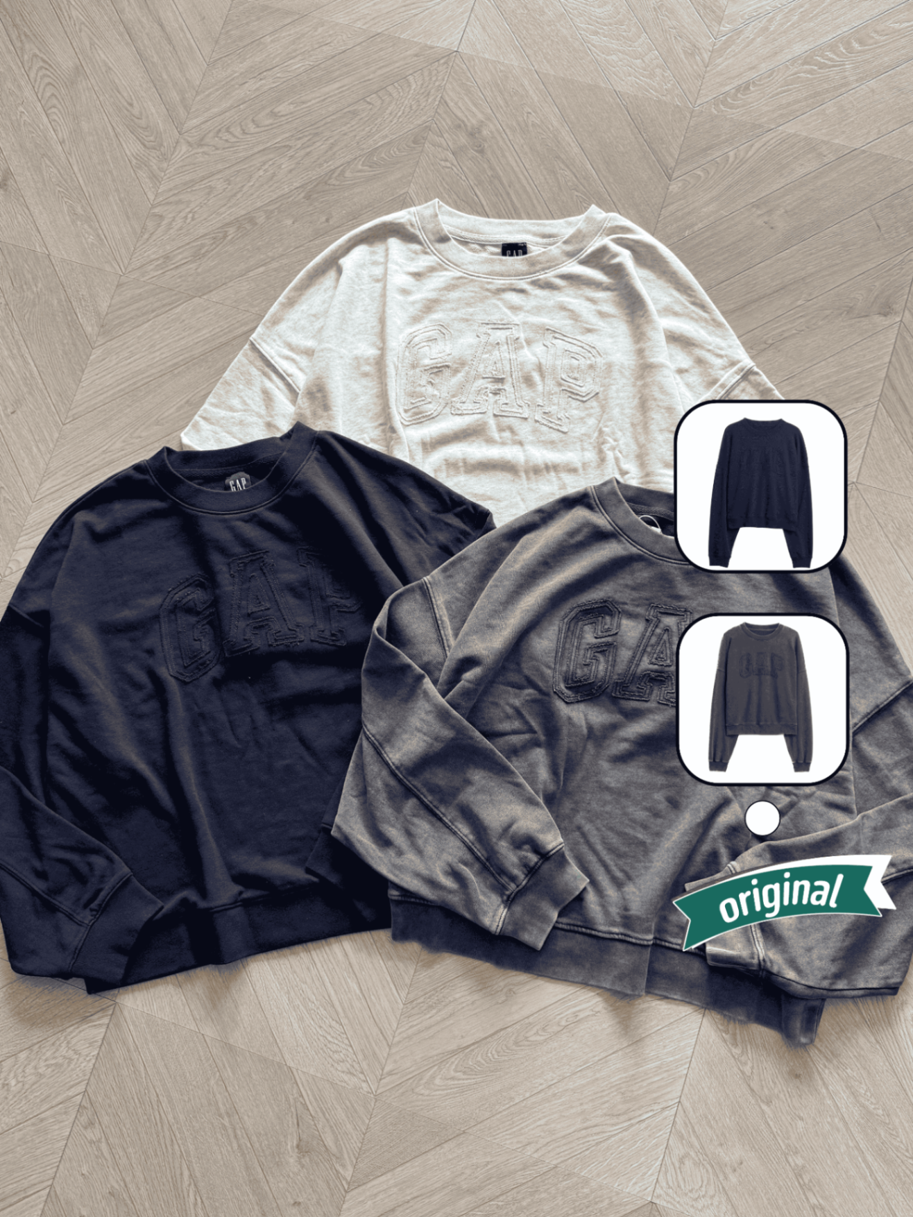 GAP Sweater Patch Logo