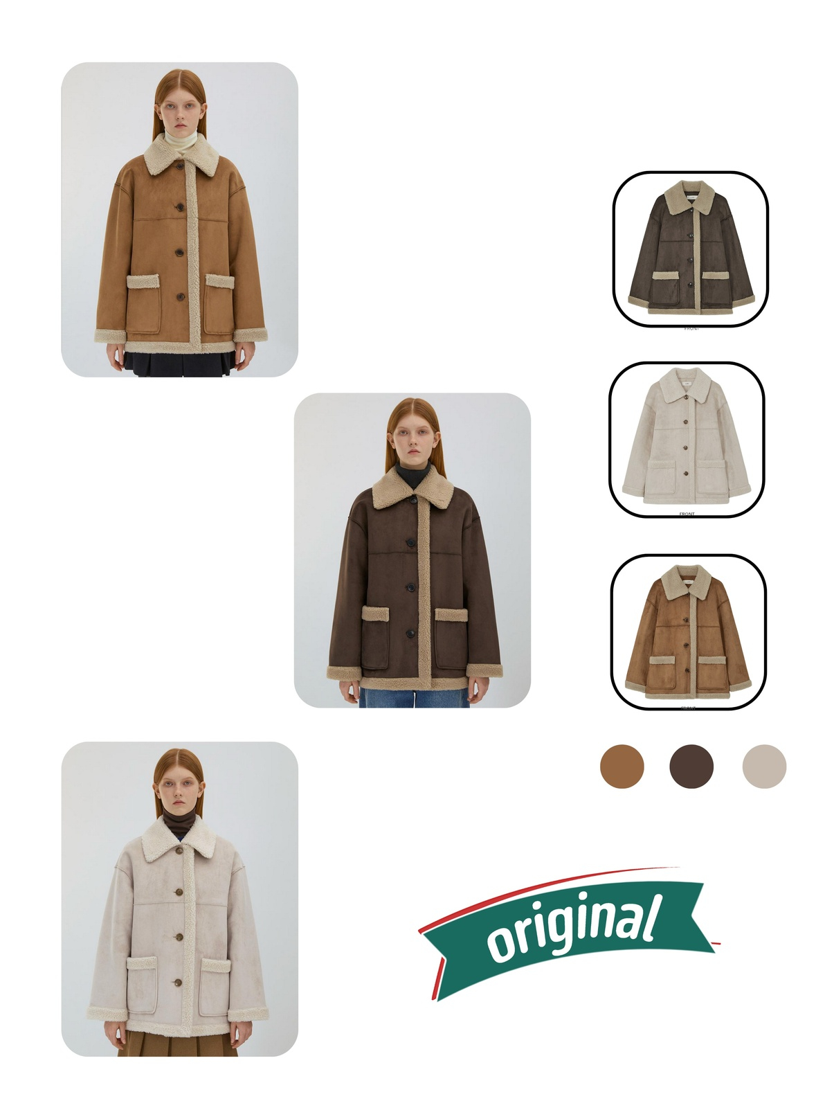 List Patch Pocket Suede Mustang