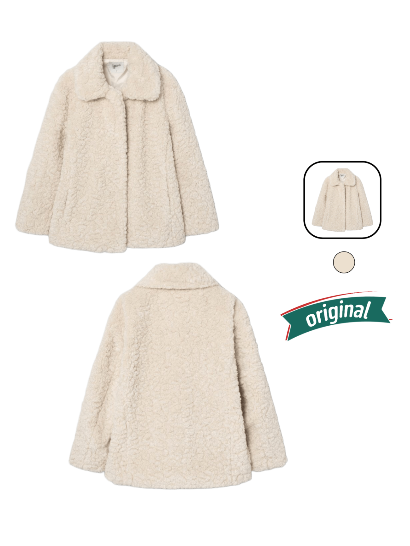 8S Coat Bouclé Shearling