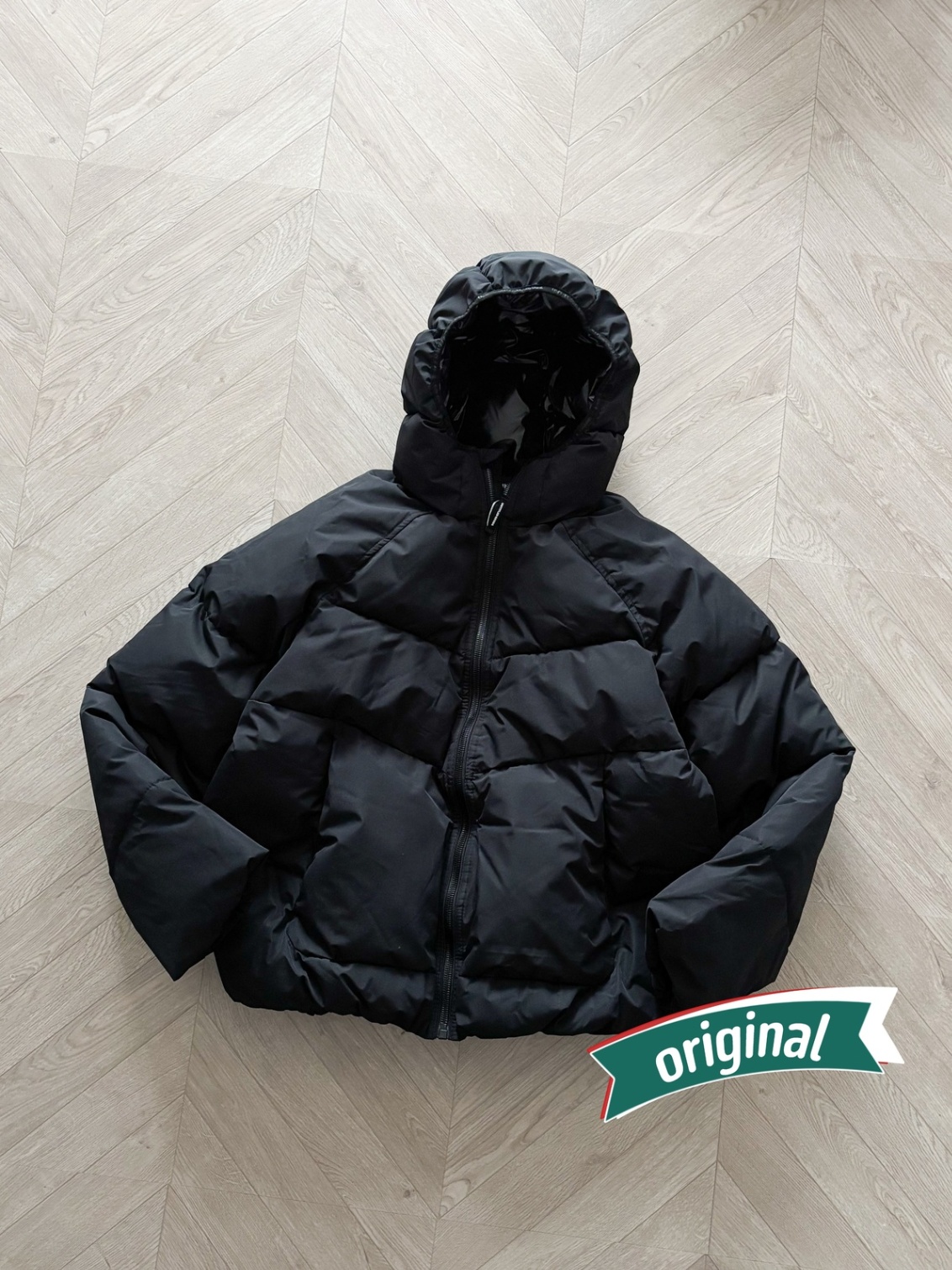 Bershka Puffer Jacket Hooded