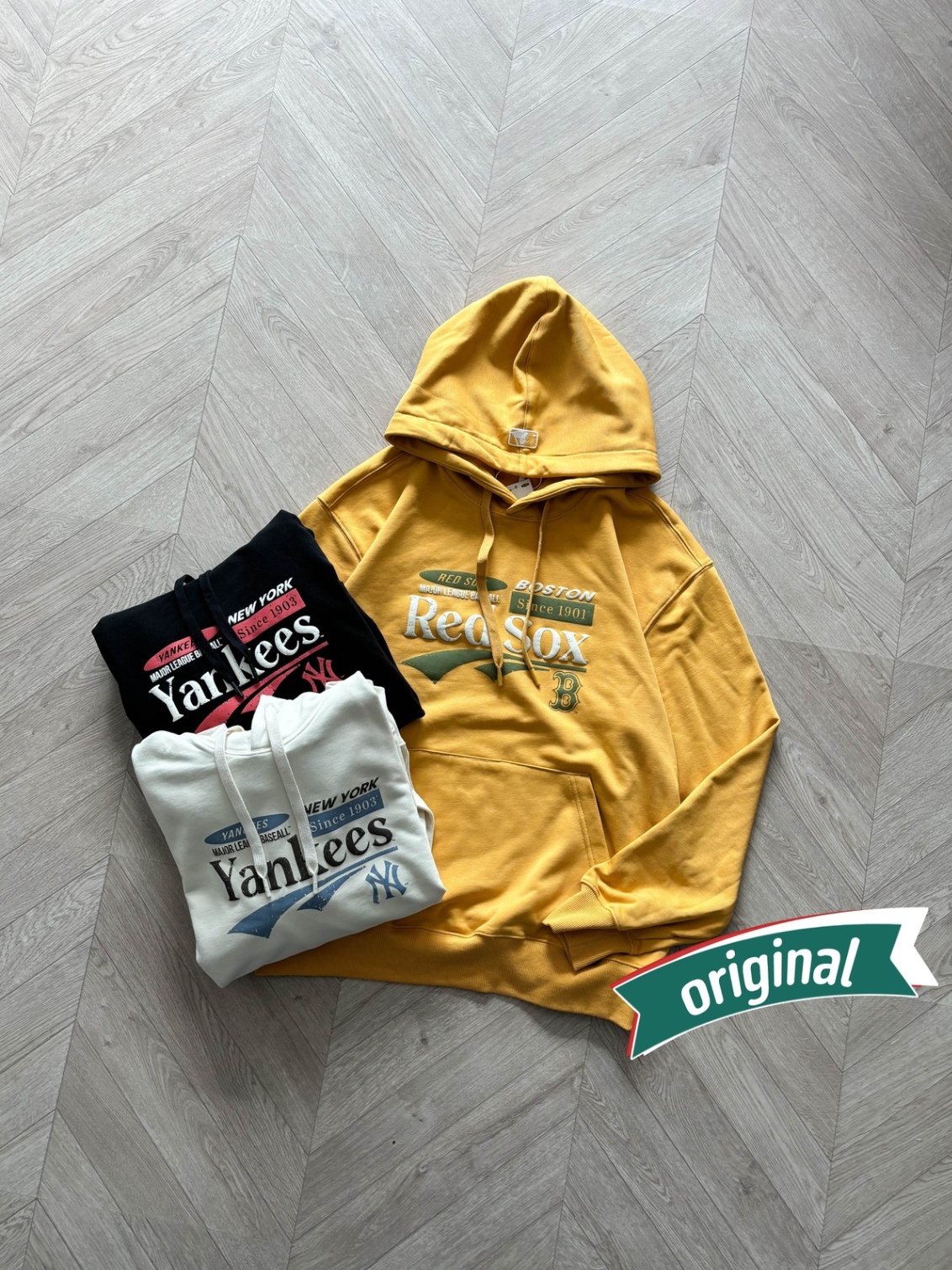 MLB Hoodie Vintage Letter