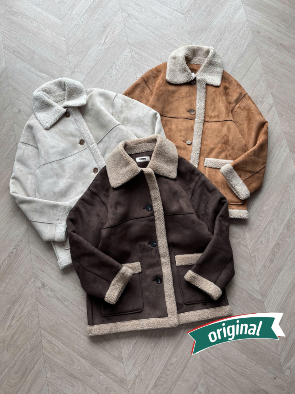 List Patch Pocket Suede Mustang