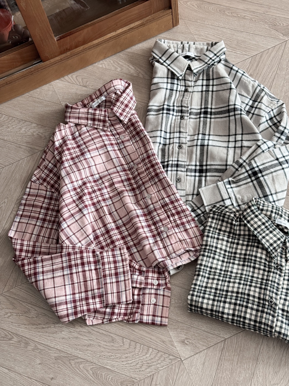 Geejay Flannel Cropped Checked
