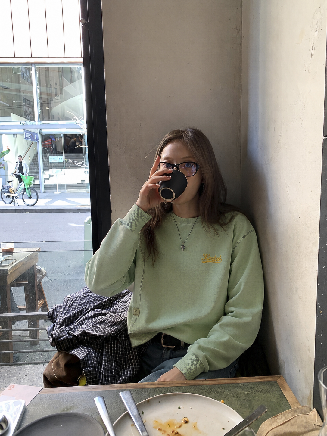 Kodak Sweater Logo Washed