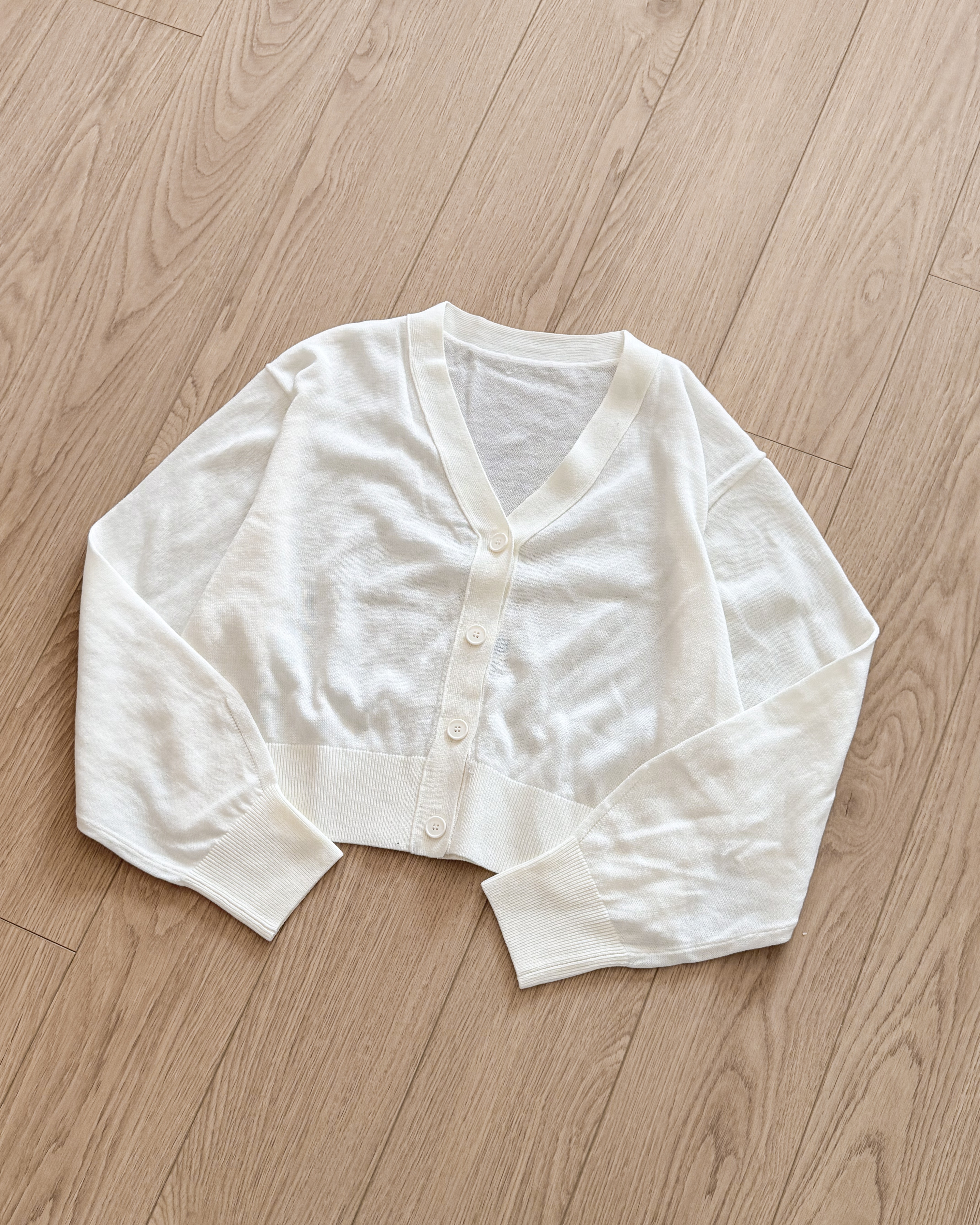 Musinsa Cardigan Plain Crop