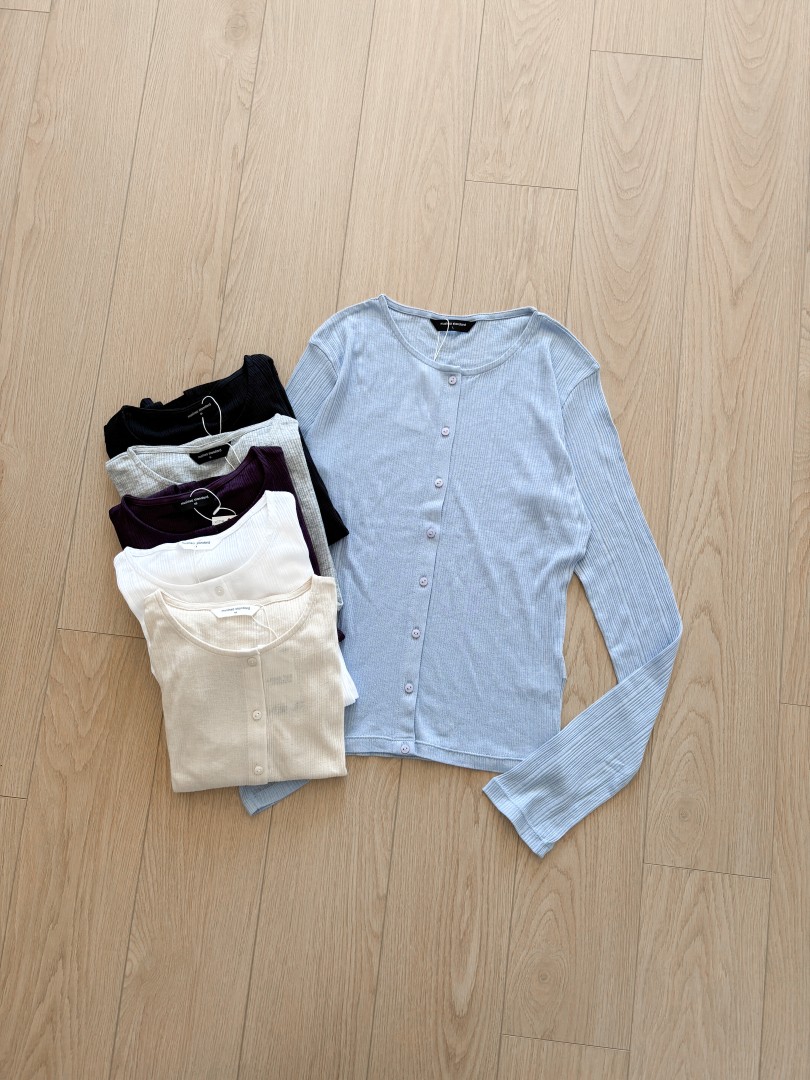 Musinsa Soft Ribbed Cardigan