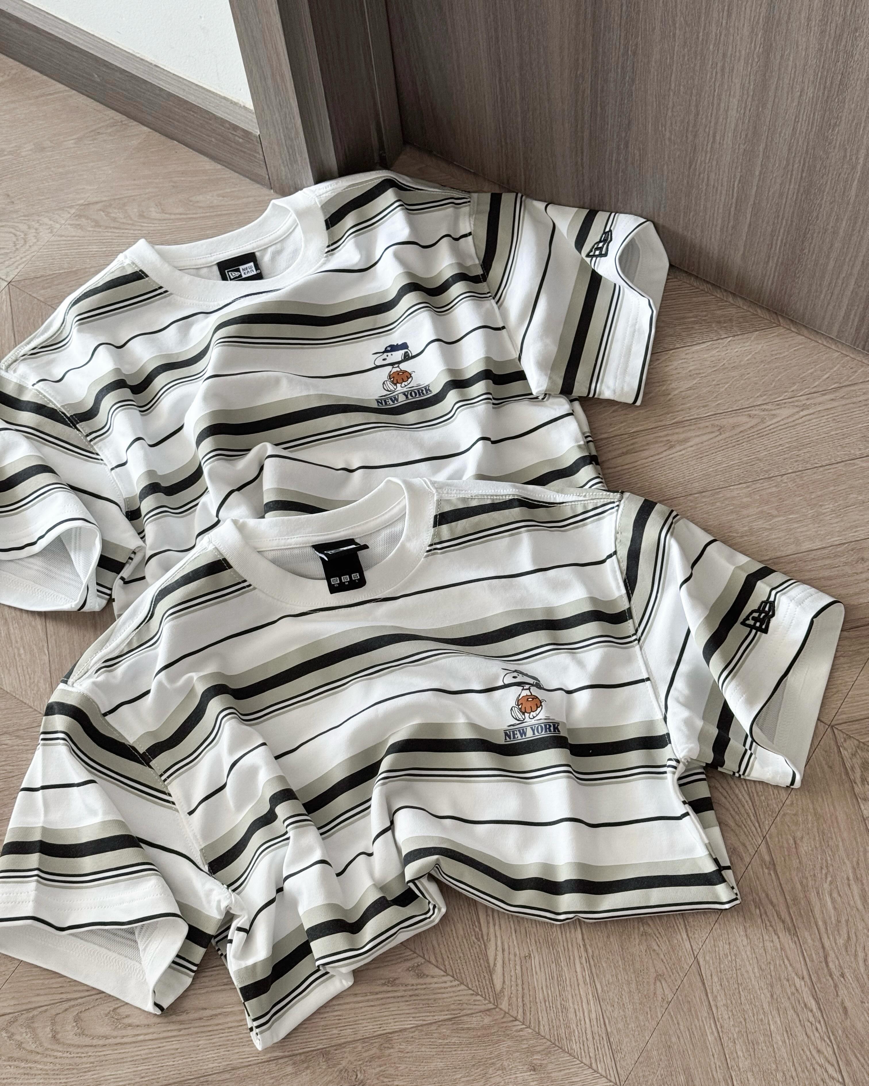 NE Tshirt Snoopy Striped