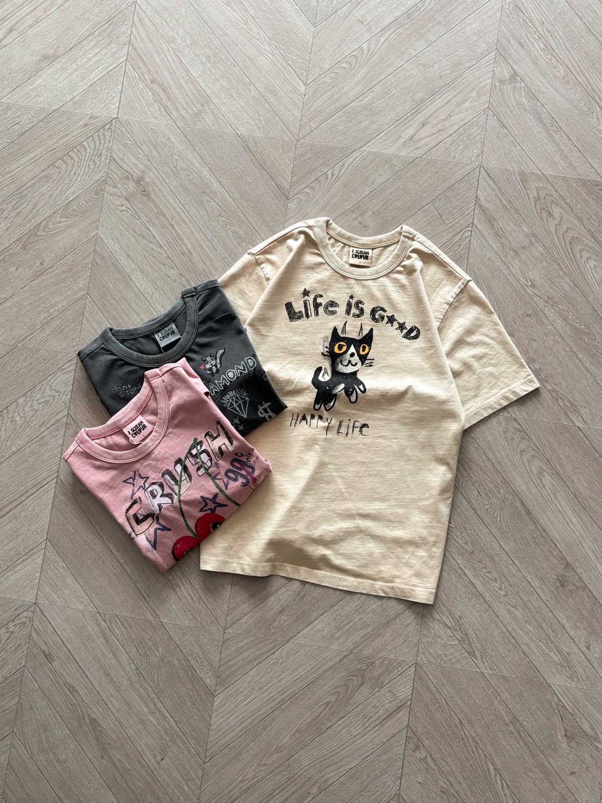 Topten Tshirt Ice Cream Color