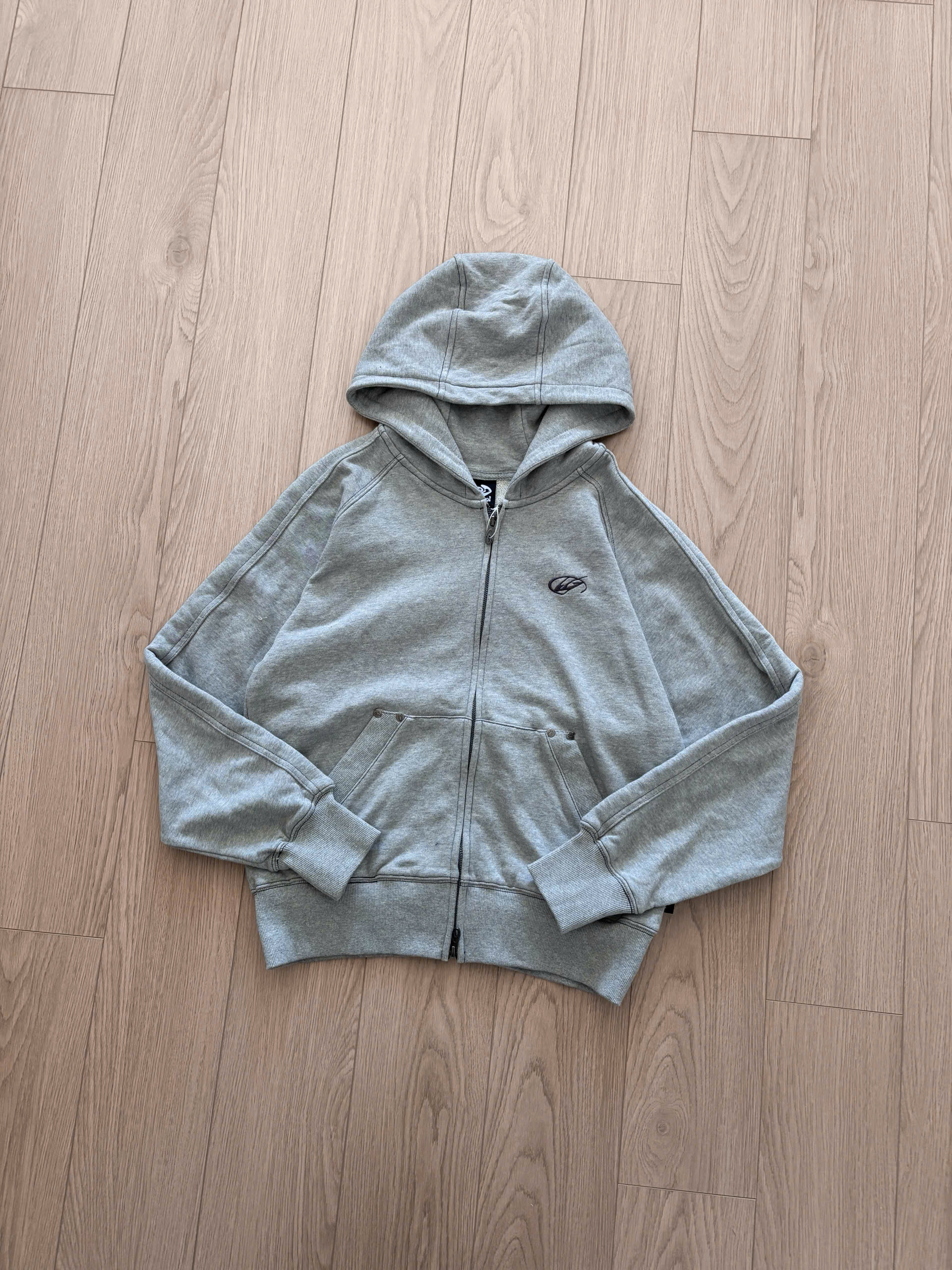 Travel Hoodie Zip Stitch Raglan