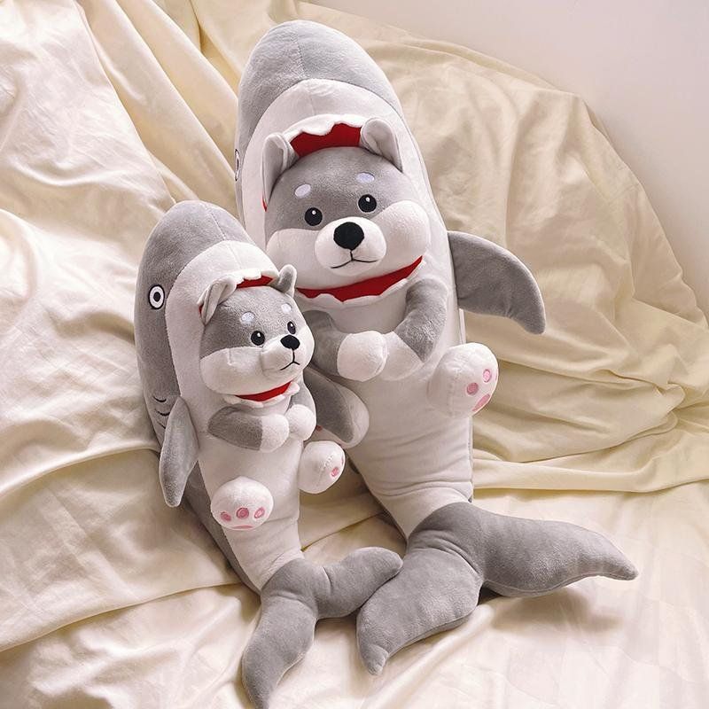 Gấu bông gối ôm chó cá mập - 70cm