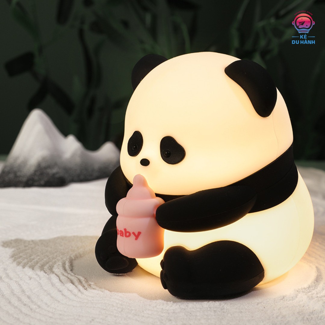 Đèn silicon gấu trúc baby - Số 1