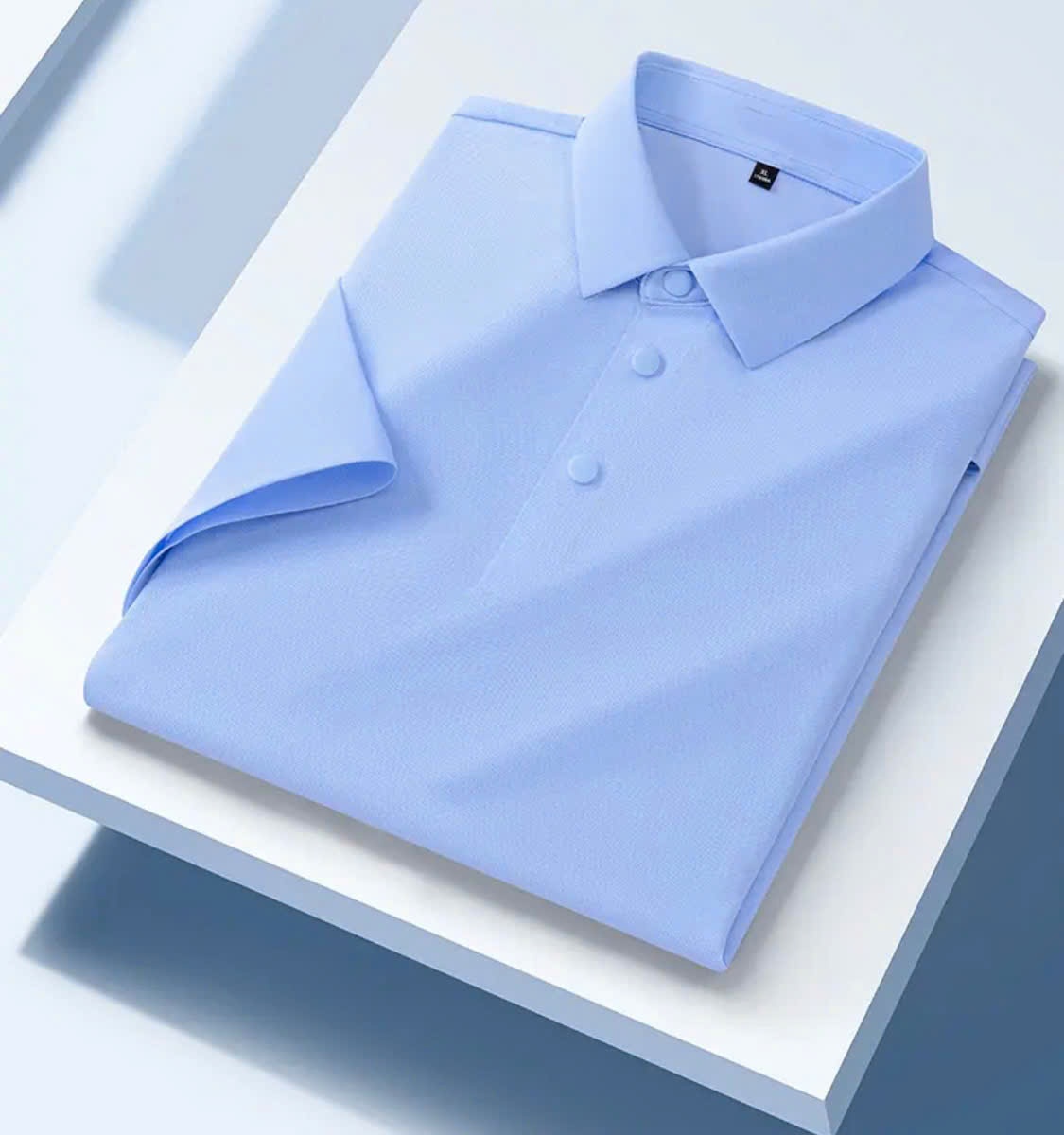 ÁO POLO NAM CAO CẤP TAY TRƠN CÚC BẤM 202 ( PLCB11 )