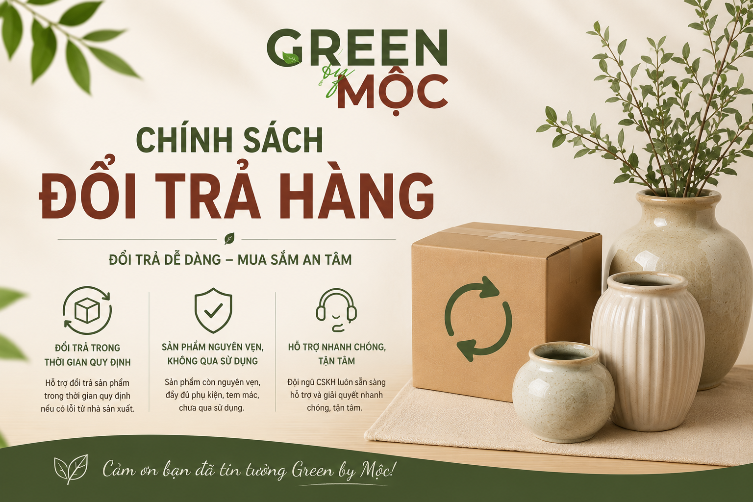 Chính sách đổi trả hàng
