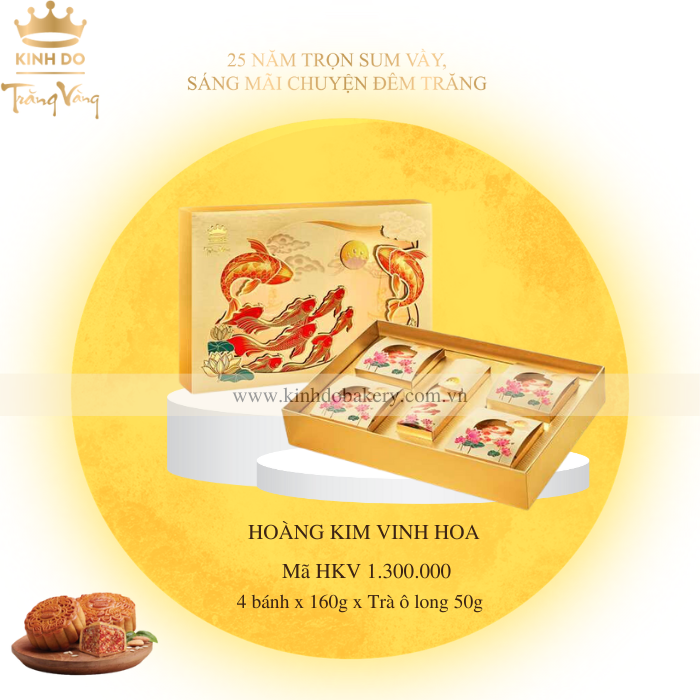 BÁNH TRUNG THU KINH ĐÔ HOÀNG KIM VINH HOA