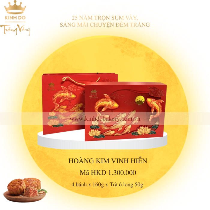 BÁNH TRUNG THU KINH ĐÔ HOÀNG KIM VINH HIỂNÚ