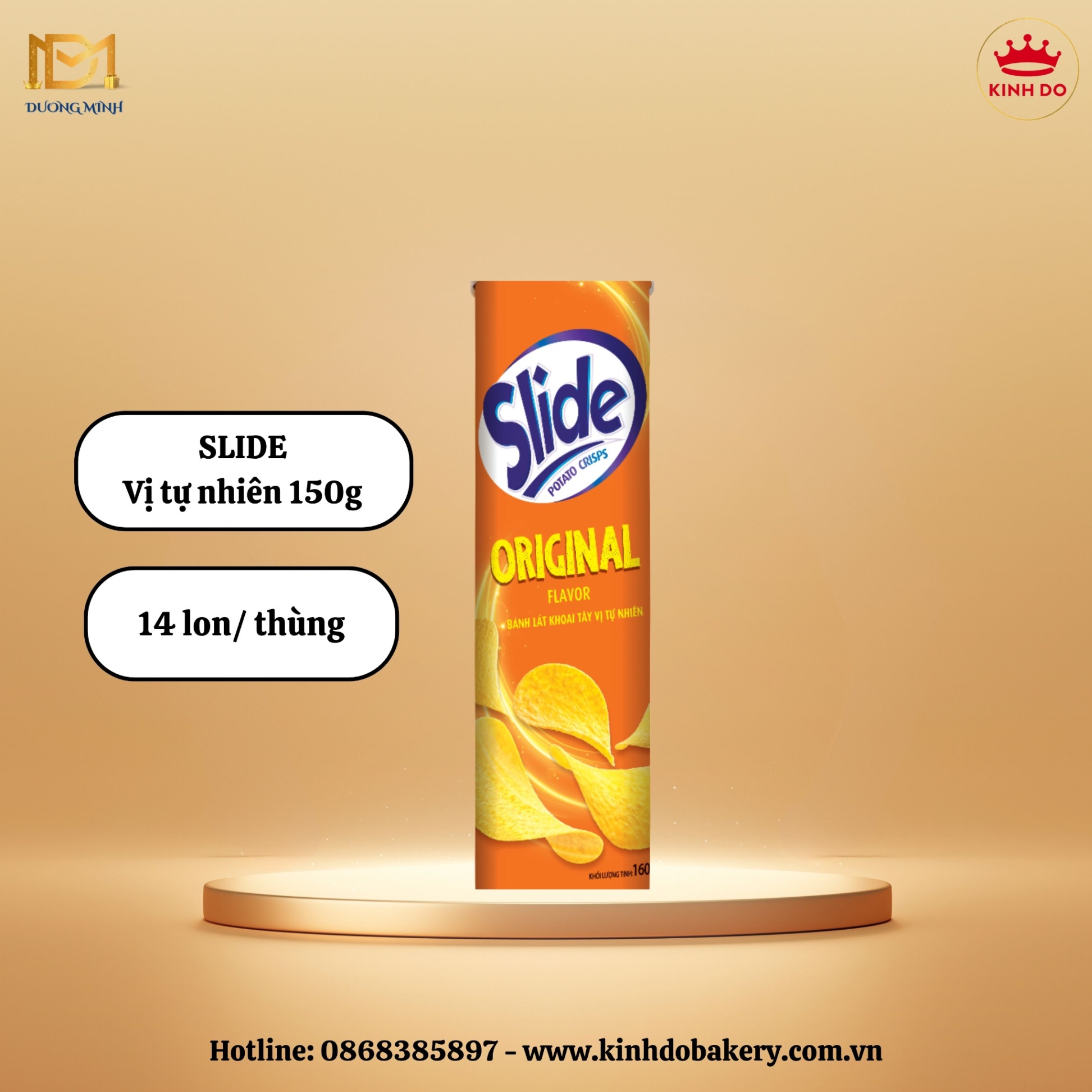 SLIDE KHOAI TÂY 150G - vị tự nhiên